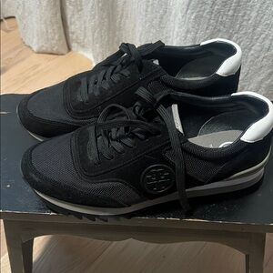Tory Burch Black and White Casual Sneakers